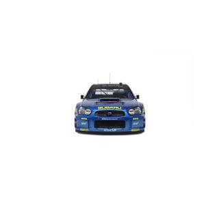 SUBARU IMPREZA (S9) WRC BLUE P. SOLBERG WALES RALLYE 2003 OttO mobile 1:12 Resinemodell (Türen, Motorhaube... nicht zu öffnen!)